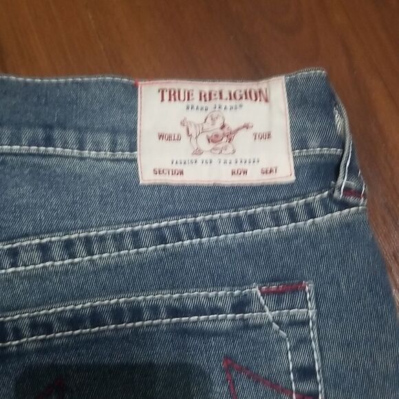 True Religion ROCCO BIG T SKINNY JEANS Mens size 36 waist, 32 Length, NWT - Picture 6 of 10